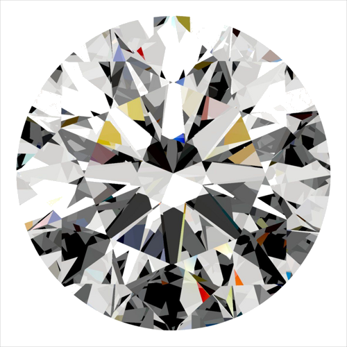 0.32 carat G-VVS2 Excellent cut Natūralus Round Deimantas (1)