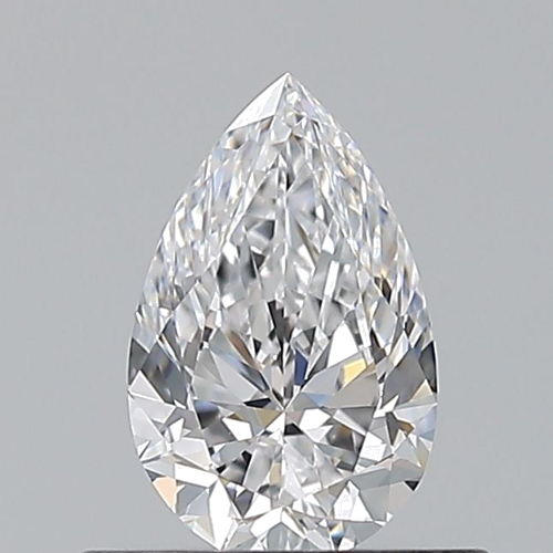 0.5 carat D-VVS2 Natūralus Pear Deimantas (1)