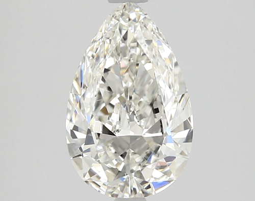 1.5 carat H-VS2 Natūralus Pear Deimantas (1)