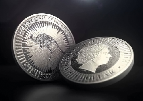 1 oz Kangaroo Australia silver coin Mix year (4)