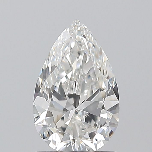 1.01 carat F-VVS2 Natūralus Pear Deimantas (1)