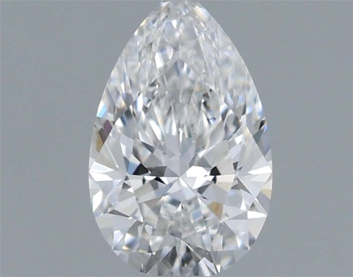 0.58 carat D-VVS2 Natūralus Pear Deimantas (1)