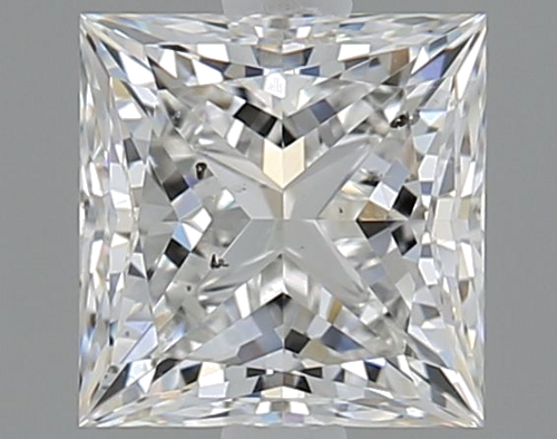1.01 carat F-SI2 Natūralus Princess Deimantas (1)