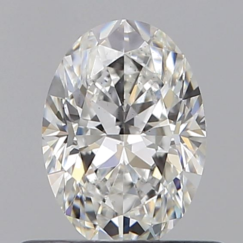 0.6 carat F-SI1 Natūralus Oval Deimantas (1)