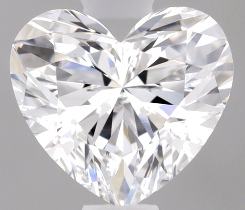 0.5 carat D-VVS1 Natūralus Heart Deimantas (1)