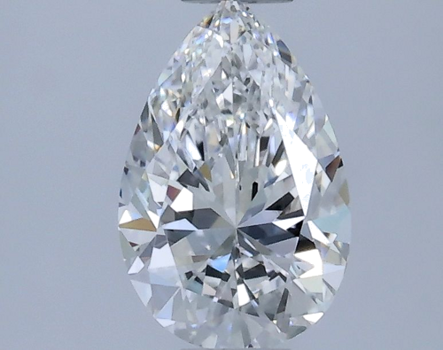 0.4 carat E-VVS1 Natūralus Pear Deimantas (1)
