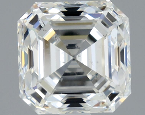 2.01 carat G-SI2 Natūralus Asscher Deimantas (1)