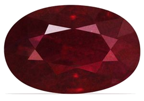 0.54 carat RED Oval Rubinas (1)