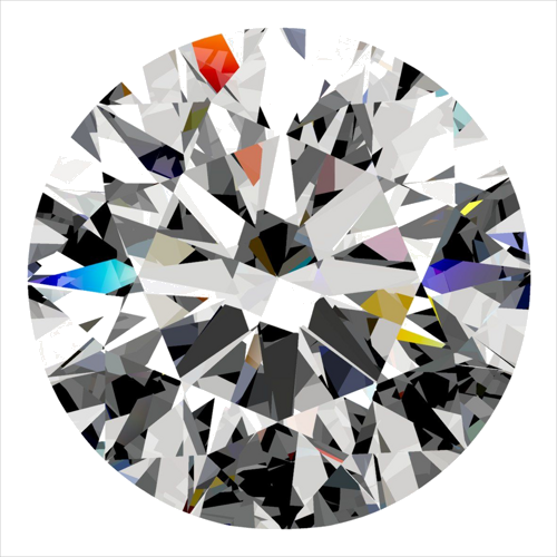 0.3 carat E-SI1 Excellent cut Natūralus Round Deimantas (1)