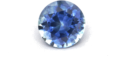 0.61 carat BLUE Round Safyras (1)
