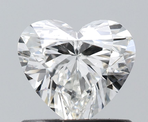 0.63 carat G-SI1 Natūralus Heart Deimantas (1)