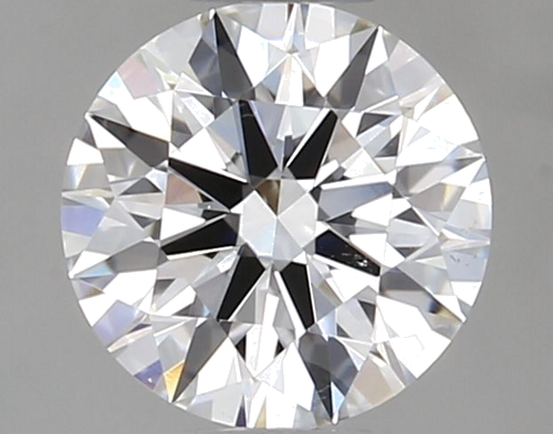 0.55 carat F-SI1 Excellent cut Natūralus Round Deimantas (1)