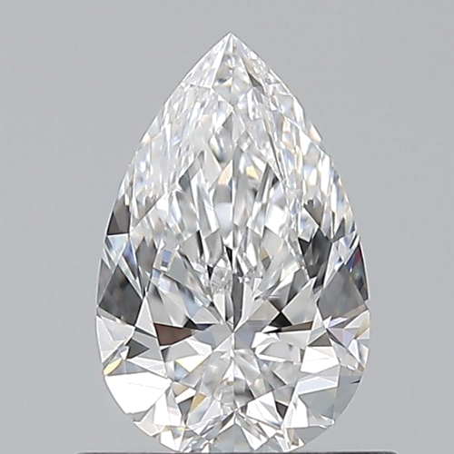 0.7 carat D-VS1 Natūralus Pear Deimantas (1)