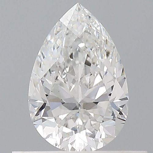 0.5 carat E-SI1 Natūralus Pear Deimantas (1)