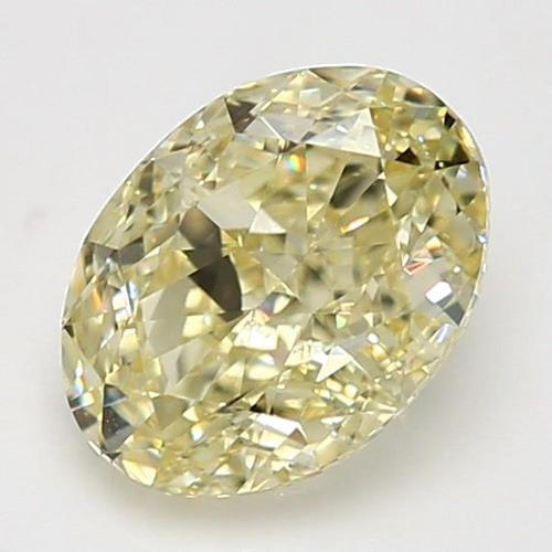 2.78 carat Fancy Yellowish Yellow-VVS1 Natūralus Oval Deimantas (1)