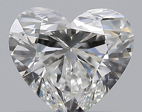 0.7 carat G-VVS2 Natūralus Heart Deimantas (1)
