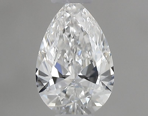 0.3 carat F-VVS2 Natūralus Pear Deimantas (1)