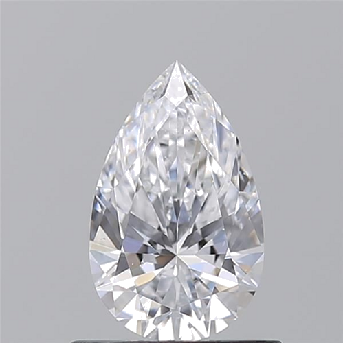 0.7 carat D-SI1 Natūralus Pear Deimantas (1)