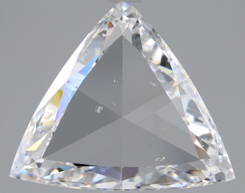 3.52 carat D-SI2 Natūralus Triangular Deimantas (1)