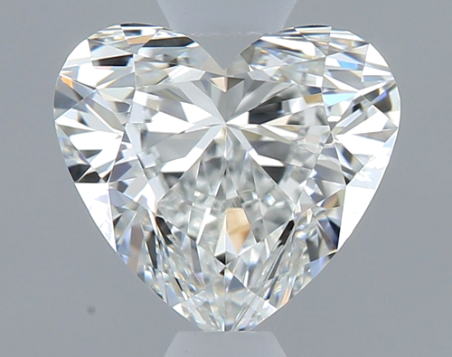 0.69 carat G-VVS1 Natūralus Heart Deimantas (1)