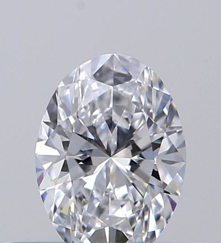 0.3 carat D-VS1 Natūralus Oval Deimantas (1)