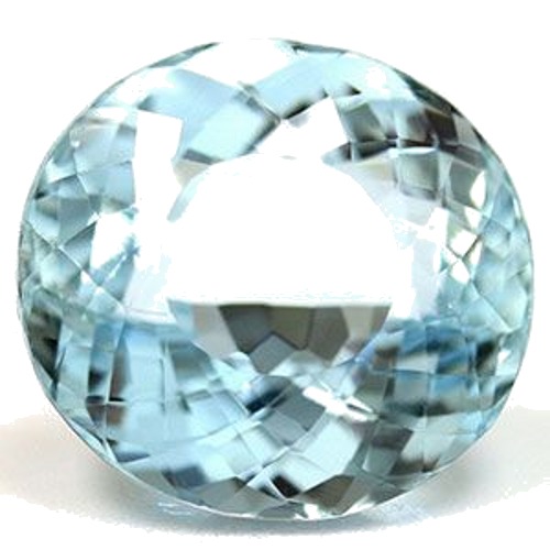 6.71 carat BLUE Oval Aquamarine (1)