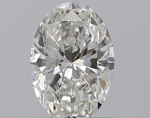 0.51 carat F-SI1 Natūralus Oval Deimantas (1)