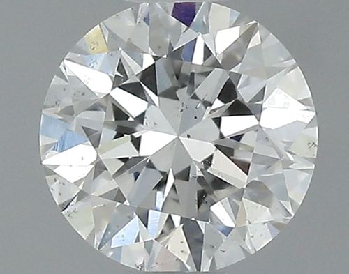 0.53 carat G-SI1 Excellent cut Natūralus Round Deimantas (1)