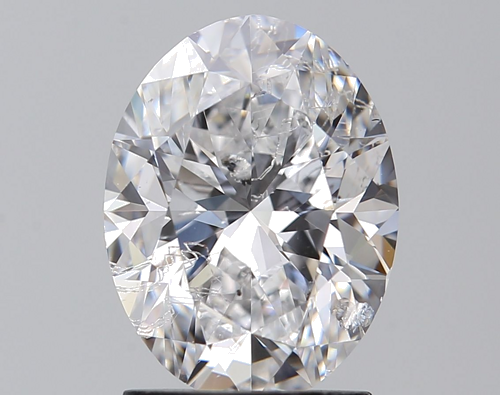 2.0 carat D-SI2 Natūralus Oval Deimantas (1)