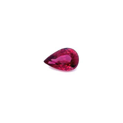 0.64 carat RED Pear Rubinas (1)
