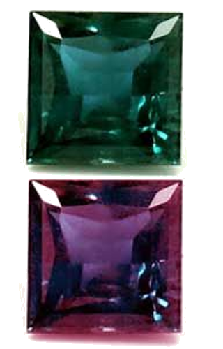 0.22 carat GREEN Square Alexandrite (1)