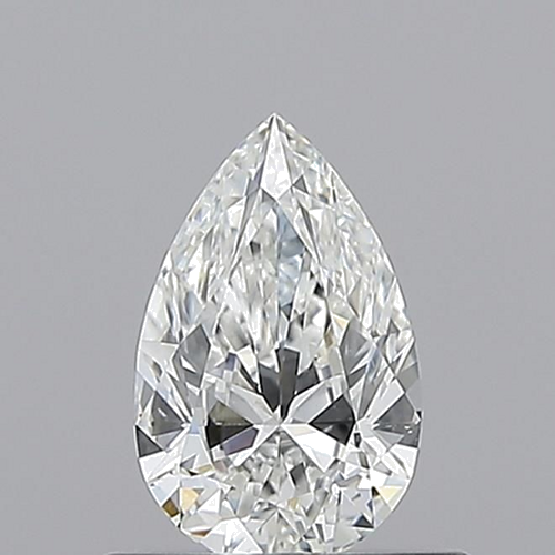 0.5 carat E-VS2 Natūralus Pear Deimantas (1)