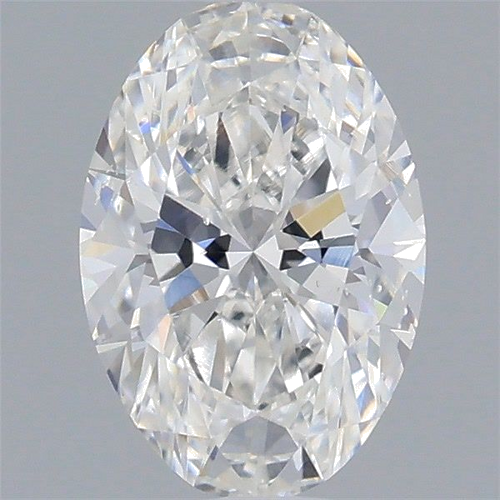0.55 carat D-SI1 Natūralus Oval Deimantas (1)