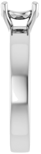 Sužadėtuvių Žiedas „Solitaire“ 18k white gold Round 6.5mm (4)