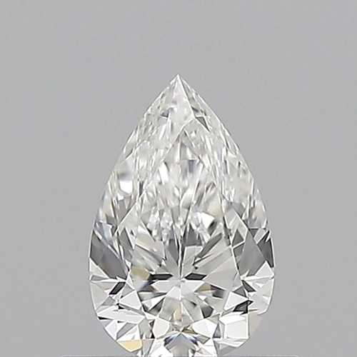 0.58 carat F-IF Natūralus Pear Deimantas (1)