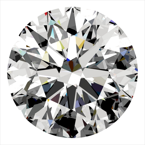 0.35 carat D-VS1 Excellent cut Natūralus Round Deimantas (1)