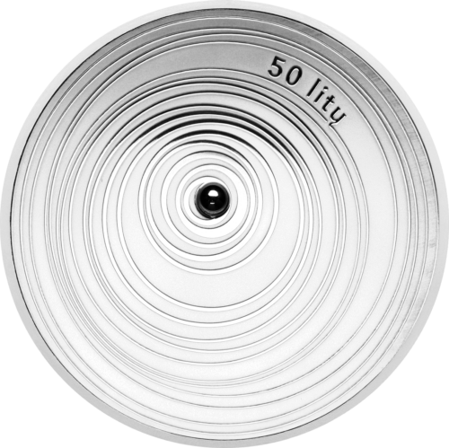 2014 Литва Форма 50 литов серебряная монета (1)