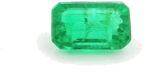 0.68 carat GREEN STEP cut Octagonal Smaragdas (1)
