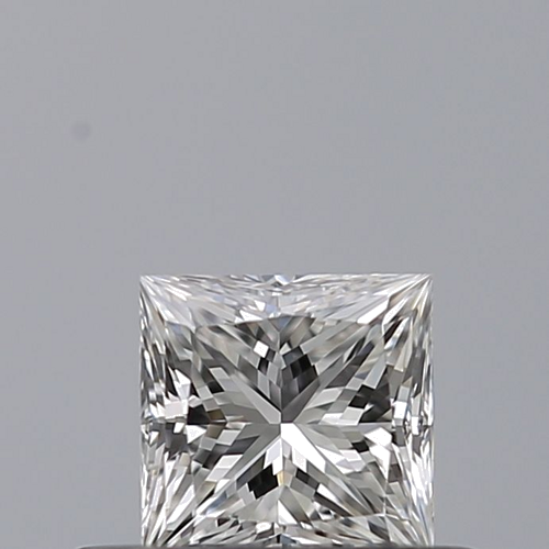 0.35 carat F-VVS2 Natūralus Princess Deimantas (1)