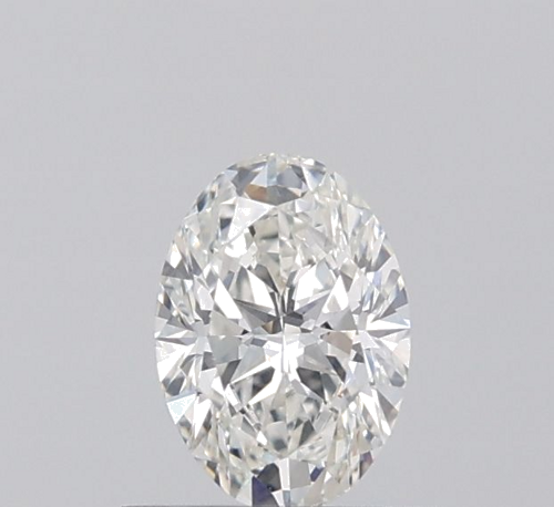 0.53 carat H-SI1 Natūralus Oval Deimantas (1)
