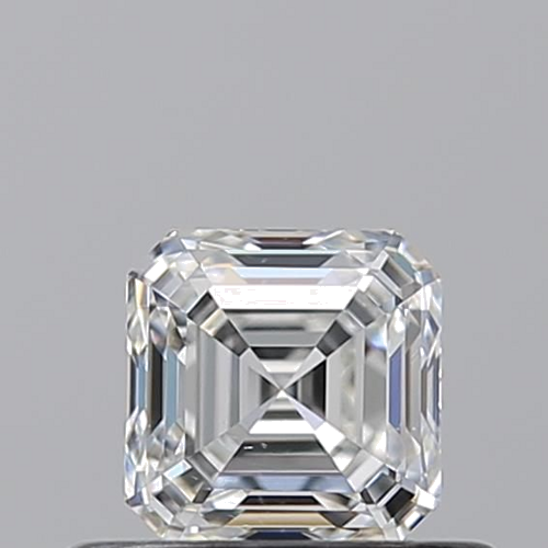 0.51 carat G-VS2 Natūralus Asscher Deimantas (1)