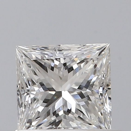 0.6 carat E-VS2 Natūralus Princess Deimantas (1)