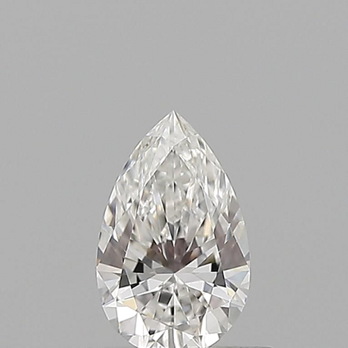 0.5 carat F-VVS1 Natūralus Pear Deimantas (1)