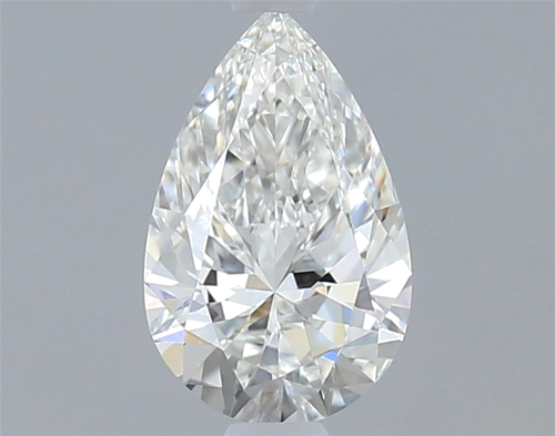 0.6 carat G-VVS1 Natūralus Pear Deimantas (1)