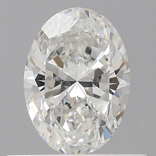 0.51 carat F-VVS1 Natūralus Oval Deimantas (1)