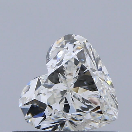 0.5 carat H-SI2 Natūralus Heart Deimantas (1)
