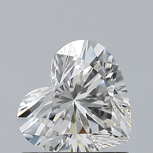 0.8 carat H-VVS2 Natūralus Heart Deimantas (1)