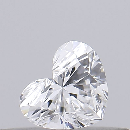 0.18 carat D-VVS2 Natūralus Heart Deimantas (1)
