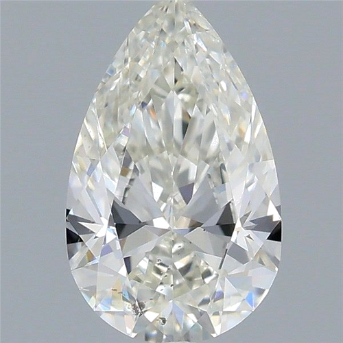 0.61 carat J-SI2 Natūralus Pear Deimantas (1)