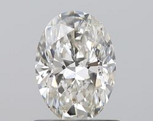 0.9 carat I-SI1 Natūralus Oval Deimantas (1)